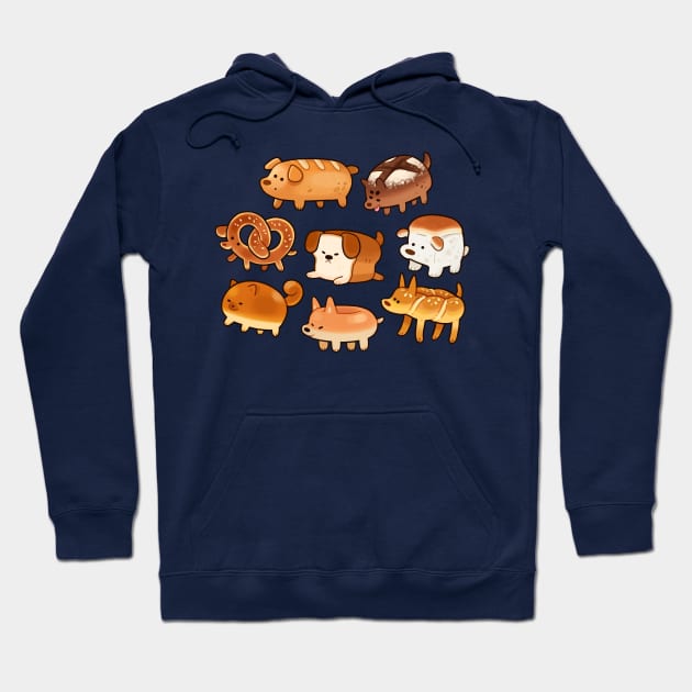 Dog Bread - Circle Hoodie by giraffalope